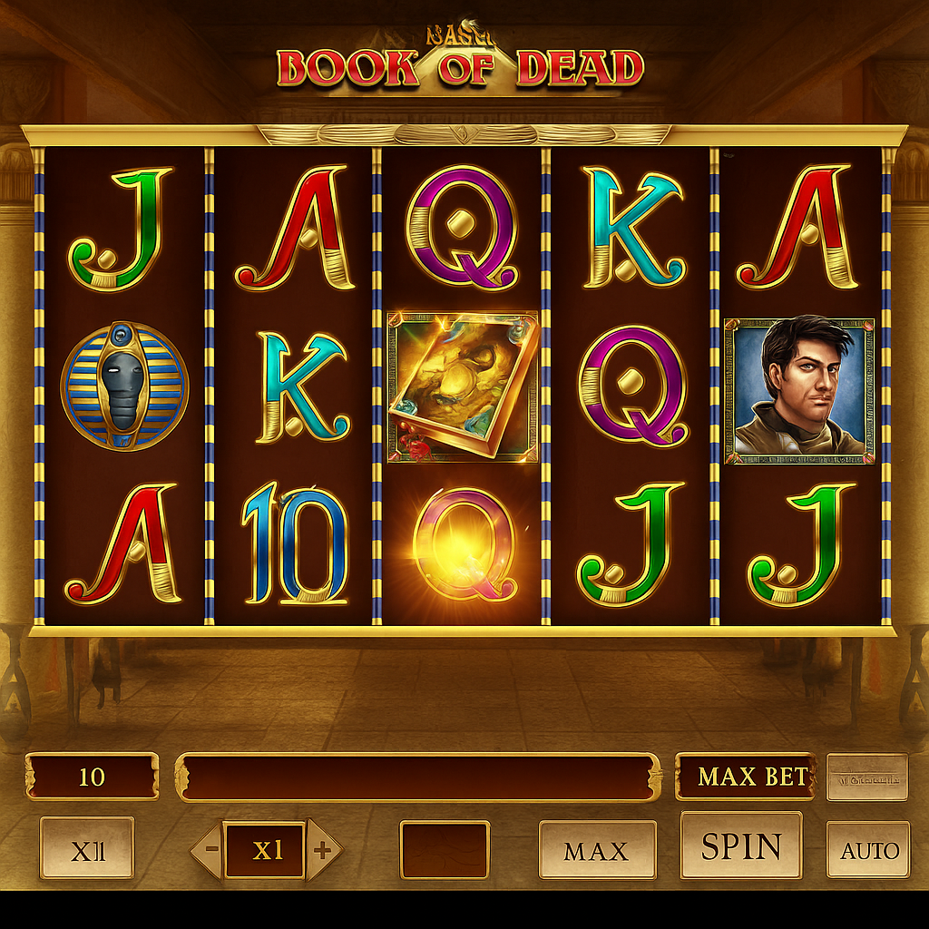 Simsinos - Book of Dead Slot Game