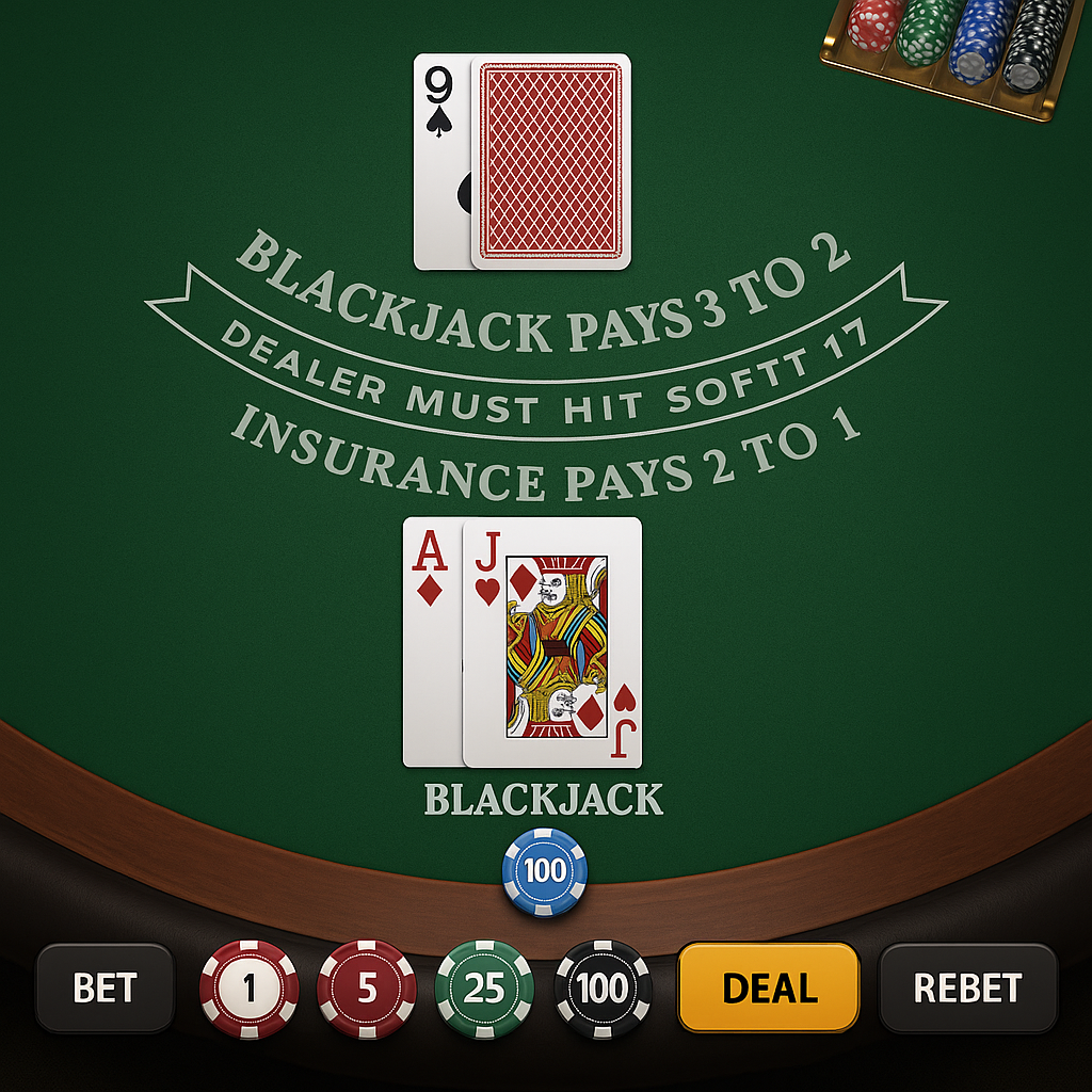 Simsinos - Blackjack Table Game