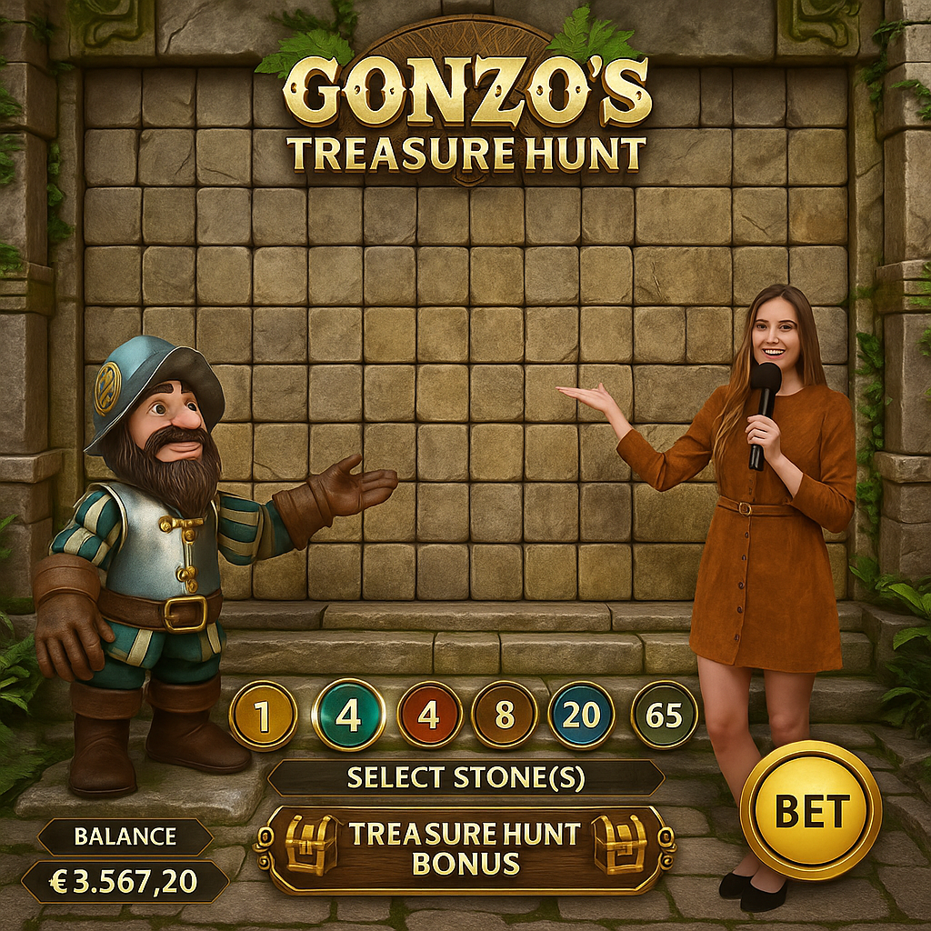 Simsinos - Gonzo's Treasure Hunt Live Game
