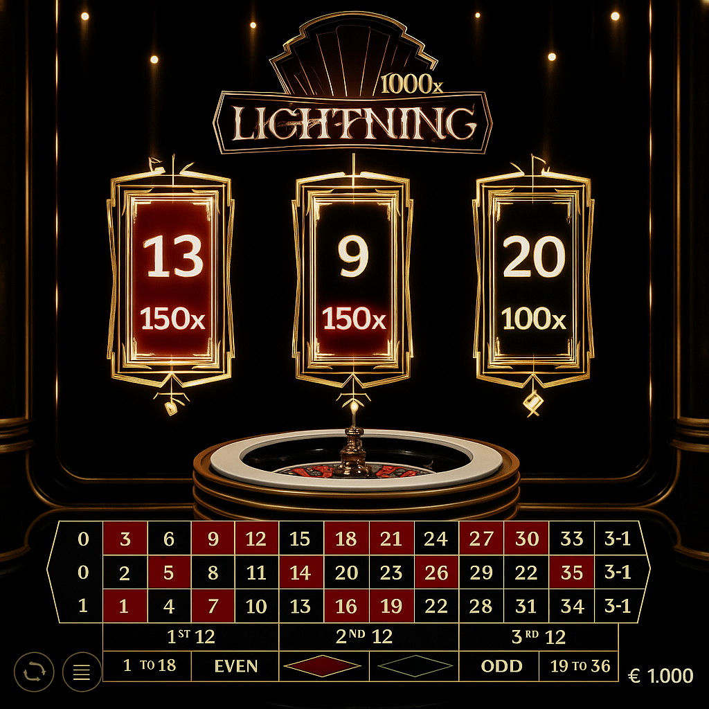 Simsinos - Lightning Roulette Live Game