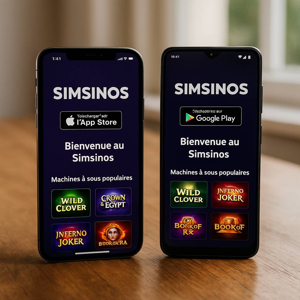 Simsinos - Applications Mobiles iOS Android - Casino